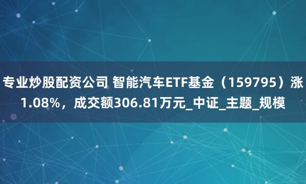 专业炒股配资公司 智能汽车ETF基金（159795）涨1.08%，成交额306.81万元_中证_主题_规模